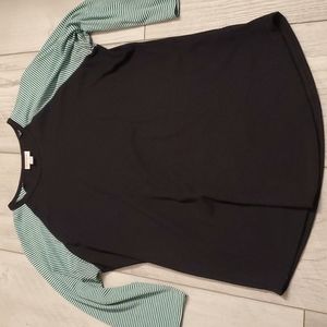 Lularoe black and blue randy shirt